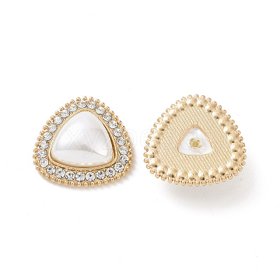 ABS Imitation Pearl Cabochons PALLOY-E026-01G-1