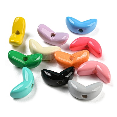 Baking Paint Acrylic Beads OACR-Q189-02-1