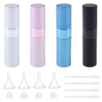 Empty Portable Glass Spray Bottles AJEW-GL0002-30-1