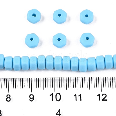 Handmade Polymer Clay Beads Strand CLAY-T021-01N-1
