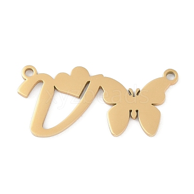 304 Stainless Steel Pendants STAS-L279-002G-V-1