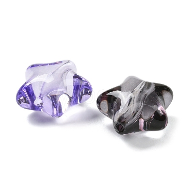 Transparent Acrylic Beads OACR-B035-06-1
