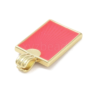 Real 18K Gold Plated Rack Plating Brass Enamel Pendants KK-M293-43G-02-1