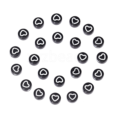 Craft Style Acrylic Beads X-MACR-T023-24A-1