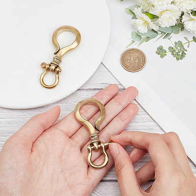 1Pc Brass D Ring Screw Pin Anchor Shackle FIND-WR0010-61-1