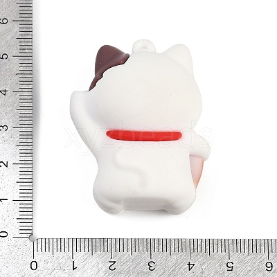 PVC Cartoon Lucky Cat Doll Pendants X-KY-F017-04-1