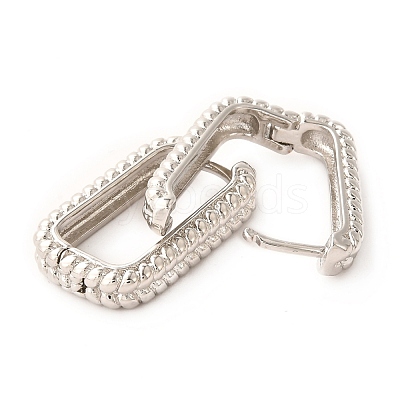 Brass Hoop Earrings EJEW-F273-02A-P-1