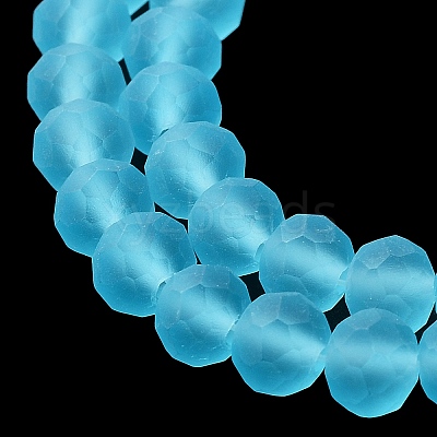 Transparent Glass Beads Strands EGLA-A034-T3mm-MD08-1