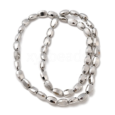 Electroplate Glass Beads Strands EGLA-F166-12P-1