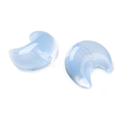 Baking Paint Transparent Glass Beads DGLA-F003-01E-1