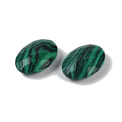 Synthetic Malachite Cabochons G-O175-15L-01-1