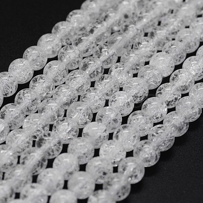 Natural Crackle Quartz Beads Strands G-K285-02-12mm-1