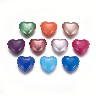 Spray Painted Brass Chime Ball Beads KK-P151-03-1