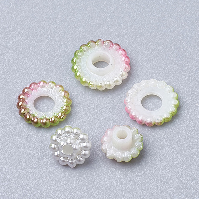 Imitation Pearl Acrylic Beads OACR-T004-10mm-06-1