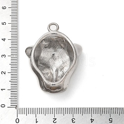 Alloy Enamel with Rhinestone Pendants FIND-G067-05P-1