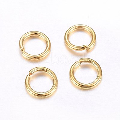304 Stainless Steel Open Jump Rings STAS-O098-02G-18-1
