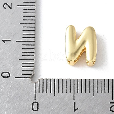 Brass Micro Pave Clear Cubic Zirconia Initial Multi-strand Links KK-S520-01G-14-1
