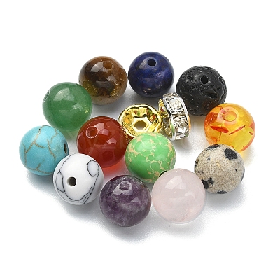 DIY Gemstone Bracelet Making Kit DIY-YW0006-08-1