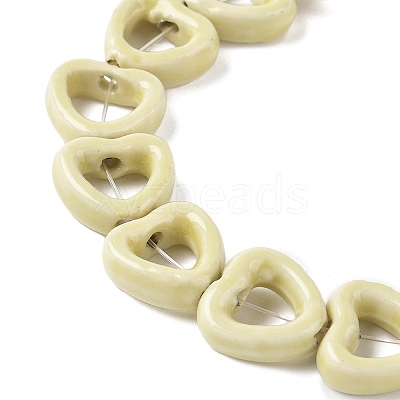 Handmade Porcelain Beads Strands PORC-Z002-01L-1