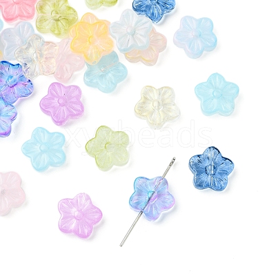 30Pcs Baking Paint Glass Beads GLAA-FS0001-97H-1