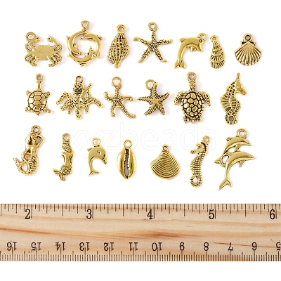 Tibetan Style Alloy Pendants FIND-FS0003-95AG-1