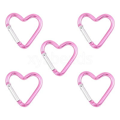 5Pcs Zinc Alloy Spring Gate Rings FIND-YW0010-59M-1