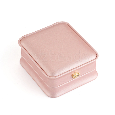 PU Leather Necklace Pendant Gift Boxes LBOX-L005-F02-1