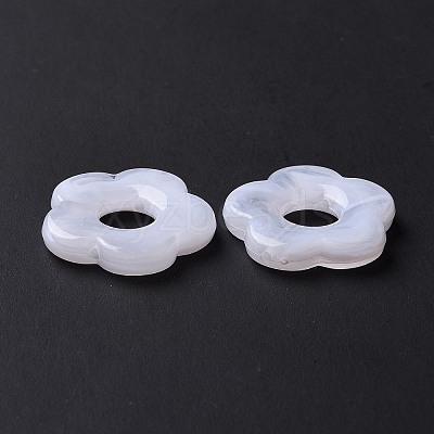 Opaque Acrylic Beads OACR-E014-02-1