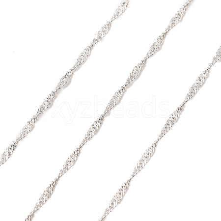 925 Sterling Silver Double Link Chains STER-P064-03P-1