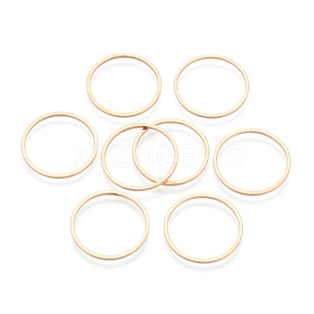Brass Linking Rings KK-S327-06KC-20mm-1