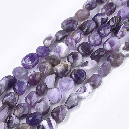 Natural Amethyst Beads Strands X-G-T105-33-1