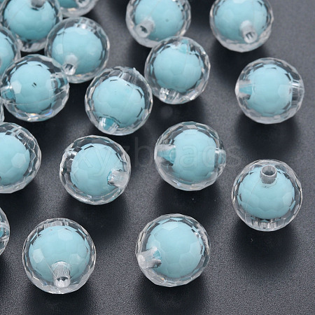 Transparent Acrylic Beads TACR-S152-14A-A07-1