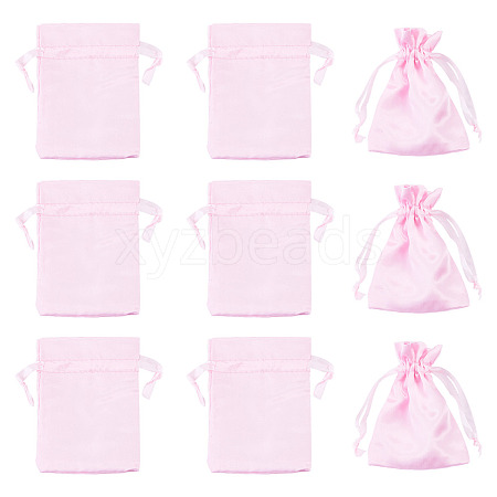 10Pcs Brocade Good Luck Fortune Drawstring Gift Blessing Bags PAAG-TADJ0001-01E-1