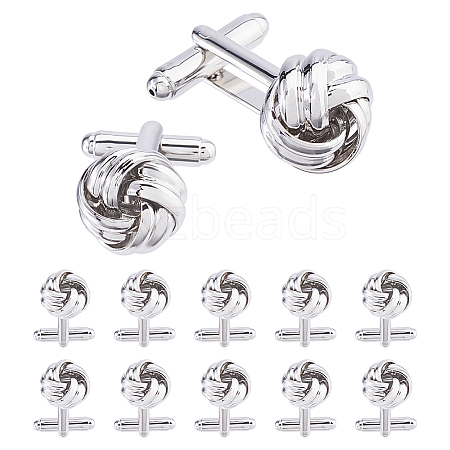 6 Pairs Alloy Cufflinks FIND-FH0017-36P-1