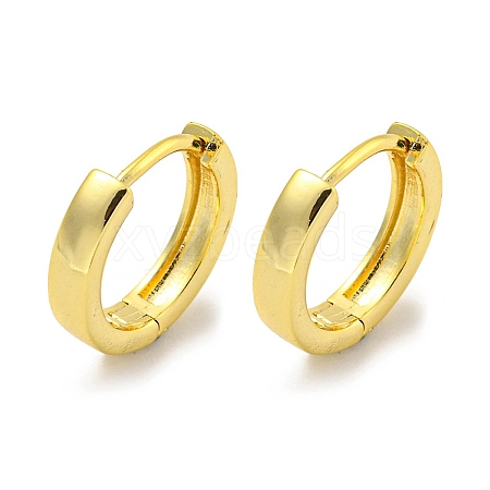 Brass Hoop Earrings EJEW-L211-08A-G-1