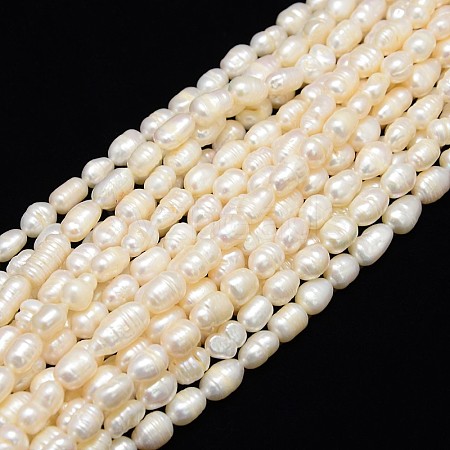 Natural Cultured Freshwater Pearl Beads Strands PEAR-L001-A-20-1