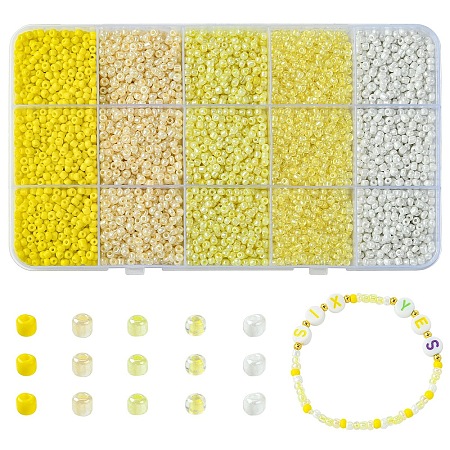 225G 5 Styles Glass Seed Beads SEED-YW0002-56B-1