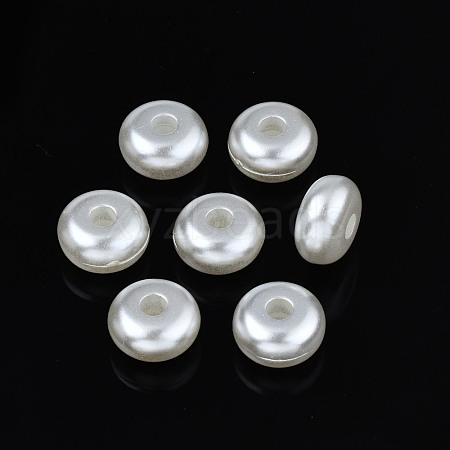 ABS Plastic Imitation Pearl Beads OACR-N008-150-1