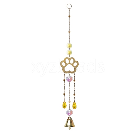 Metal Bell Big Pendant Decorations PW-WG44886-02-1