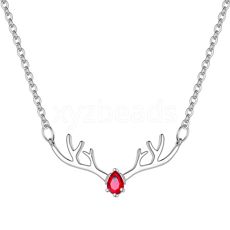 Deer Urn Ashes Pendant Necklace PW-WG78BFC-07-1