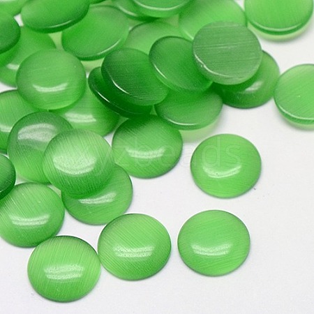 Cat Eye Cabochons CE-J002-8mm-02-1