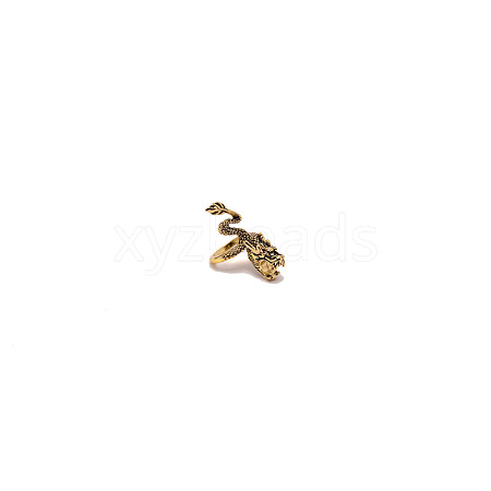 Dragon Cuff Ring RJEW-WH0001-07-1