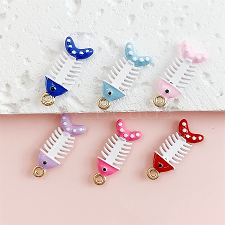 Alloy Enamel Pendants ENAM-A012-17A-G-1