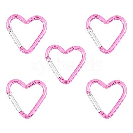 5Pcs Zinc Alloy Spring Gate Rings FIND-YW0010-59M-1
