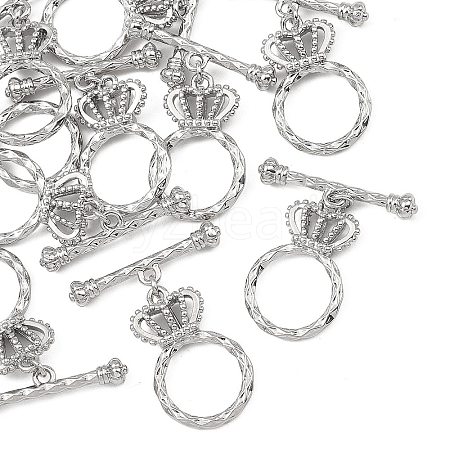 SHEGRACE Crown Brass Toggle Clasps XGRQ58345-787P-1