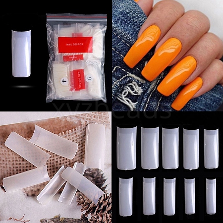 Plastic Seamless False Nail Tips MRMJ-T050-02N-02-1