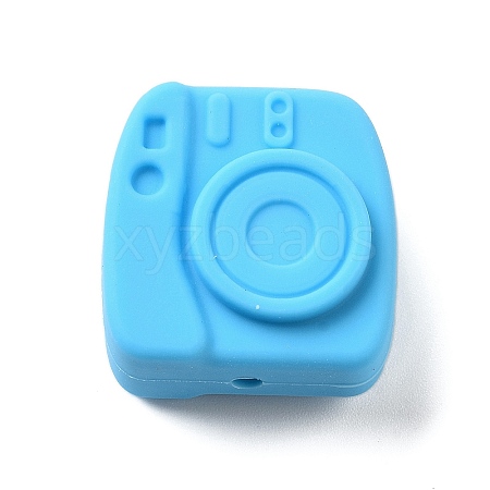 Camera Food Grade Eco-Friendly Silicone Focal Beads SIL-C007-16B-1