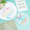 Gorgecraft 2Pcs 2 Styles PET Rainbow Window Clings Stickers DIY-GF0007-66-4