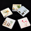 Acrylic Organic Glass Coasters AJEW-PH0017-66-6