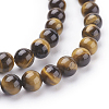 Natural Tiger Eye Beads Strands G-G099-6mm-4-3